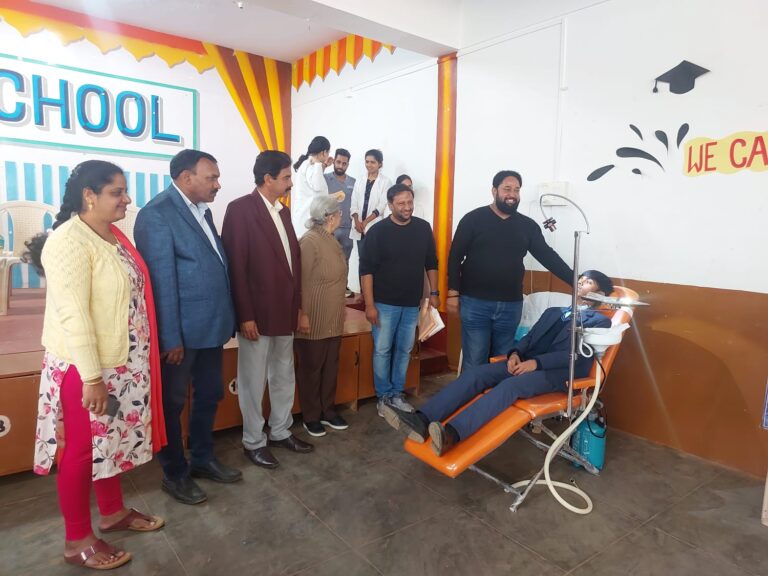 Free Dental checkup camp for 650 children